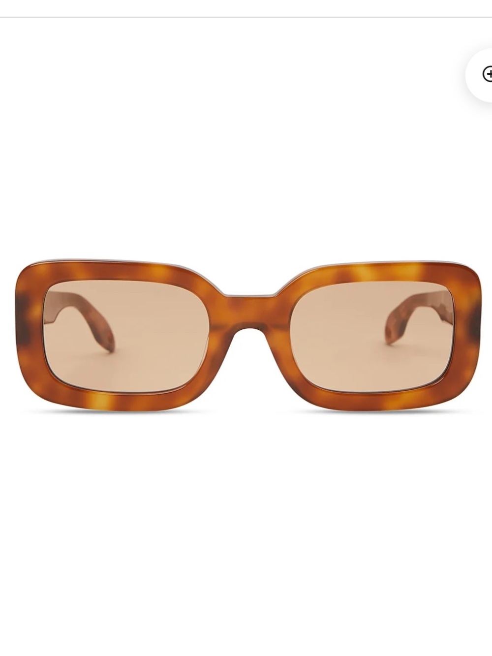 Elisa Johnson // NWT LEXI SUNGLASSES IN LIGHT BROWN TORTOISE